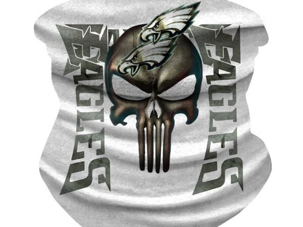 PHILADELPHIA EAGLES & SKULL FACE MASK BANDANAS