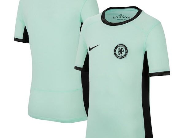 Chelsea Nike Youth 2023/24 Third Stadium Replica Jersey - Mint