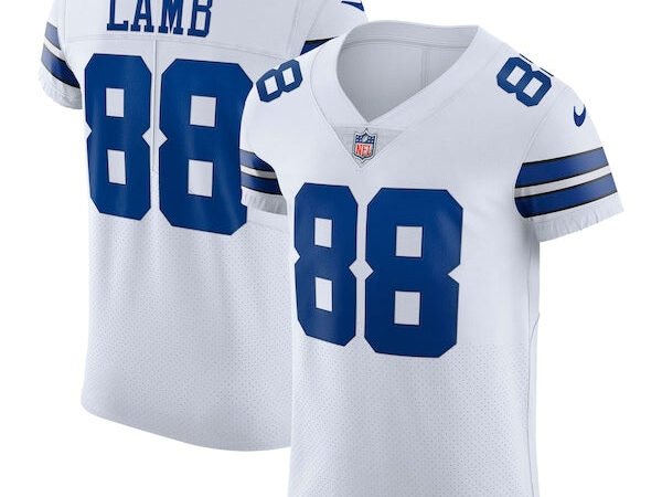 CeeDee Lamb Dallas Cowboys Nike Vapor Elite Jersey - White/Navy