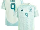 Raul Jimenez Mexico National Team adidas Youth 2024 Away Replica Player Jersey - Green/Burgundy