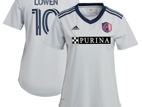 Eduard Löwen St. Louis City SC adidas Women's 2024 The Spirit Kit Replica Jersey - Gray