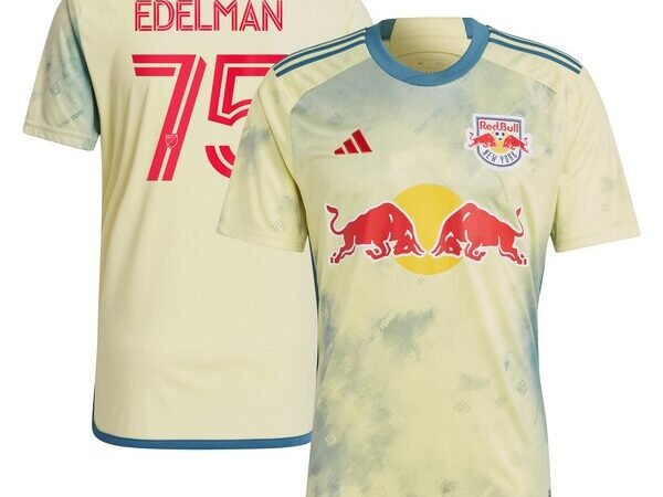Daniel Edelman New York Red Bulls adidas 2024 Daniel Patrick Kit Replica Jersey - Yellow