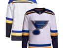 St. Louis Blues adidas Away Primegreen Authentic Jersey – White