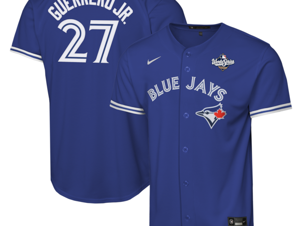 Youth Toronto Blue Jays Vladimir Guerrero Jr. Nike Royal 2025 World Series Alternate Replica Jersey