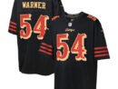 Fred Warner San Francisco 49ers Nike Youth 2025 Rivalries Collection Game Jersey - Black
