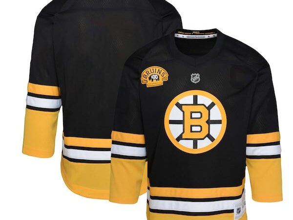 Boston Bruins Toddler 100th Anniversary Replica Jersey - Black