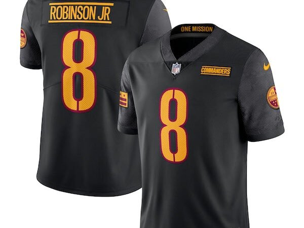 Brian Robinson Jr. Washington Commanders Nike Vapor Untouchable Limited Jersey - Black/Burgundy