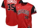 Frank Thomas Chicago White Sox Youth 2025 City Connect Limited Player Jersey - Red/Black