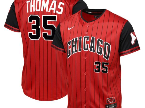 Frank Thomas Chicago White Sox Youth 2025 City Connect Limited Player Jersey - Red/Black