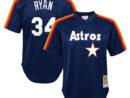 Nolan Ryan Houston Astros  Youth Cooperstown Collection Mesh Batting Practice Jersey - Navy