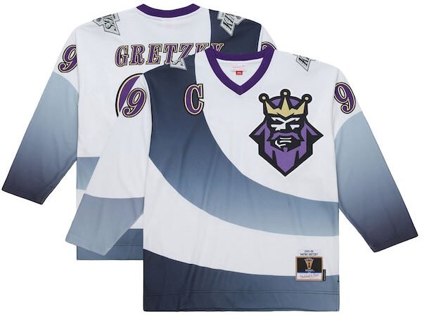 Wayne Gretzky Los Angeles Kings  Big & Tall 1995-96 Blue Line 2.0 Jersey - White