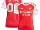 Arsenal adidas Women's 2025/26 Home Replica Custom Jersey - Red/Blue