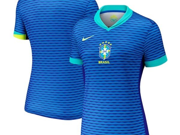 Brazil National Team Nike Women's 2024 Away Stadium Replica Jersey – Blue