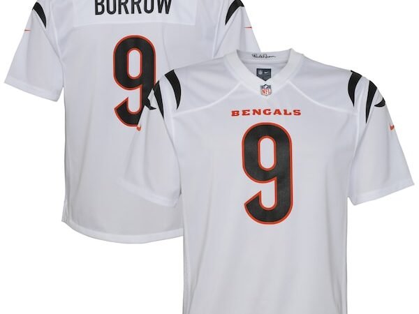 Joe Burrow Cincinnati Bengals Nike Youth Game Jersey - White