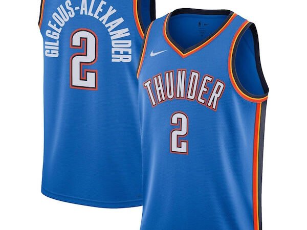 Shai Gilgeous-Alexander Oklahoma City Thunder Nike Unisex Swingman Jersey - Icon Edition - Blue