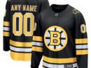 Boston Bruins  Home Breakaway Custom Jersey - Black