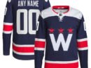 Washington Capitals adidas Alternate Primegreen Authentic Custom Jersey - Navy