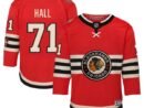 Taylor Hall Chicago Blackhawks Youth 2025 NHL Winter Classic Premier Player Jersey - Red