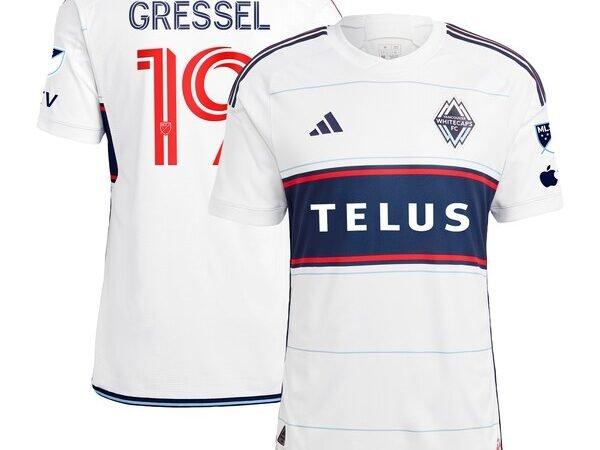 Julian Gressel Vancouver Whitecaps FC adidas 2024 Bloodlines Authentic Player Jersey - White