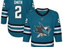 Will Smith San Jose Sharks Youth Home Replica Player Jersey - Teal