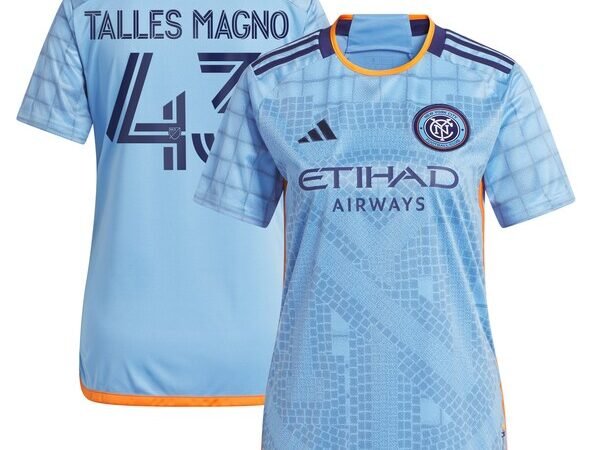 Talles Magno New York City FC adidas Women's 2024 The Interboro Kit Replica Jersey - Light Blue