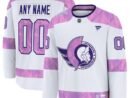Ottawa Senators  2024 Hockey Fights Cancer Custom Practice Jersey - White