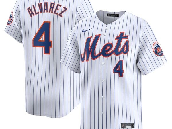 Francisco Alvarez New York Mets Nike Youth Home Limited Player Jersey – White