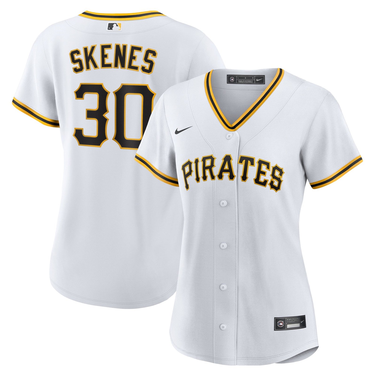 Paul Skenes Pittsburgh Pirates Nike Women's Alternate Replica Player Jersey - Black/White