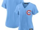 Chicago Cubs Nike Women's Alternate 2 Replica Jersey - Light Blue