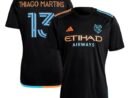 Thiago Martins New York City FC adidas 2024 24/7 Kit Replica Player Jersey - Black