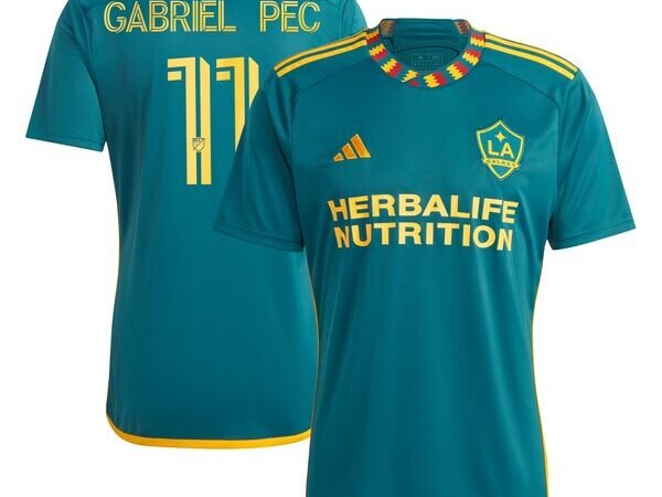 Gabriel Pec LA Galaxy adidas 2024 LA Kit Replica Player Jersey - Green