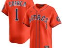Carlos Correa Houston Astros Nike Alternate Limited Player Jersey - Orange/White
