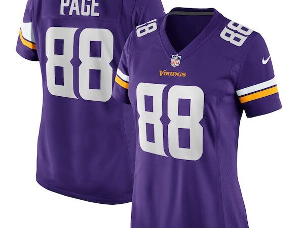 Alan Page Minnesota Vikings Nike Women's Game Retired Player Jersey - Purple