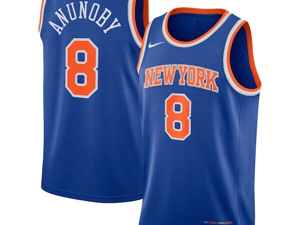 OG Anunoby New York Knicks Nike Unisex Swingman Jersey - Icon Edition - Blue