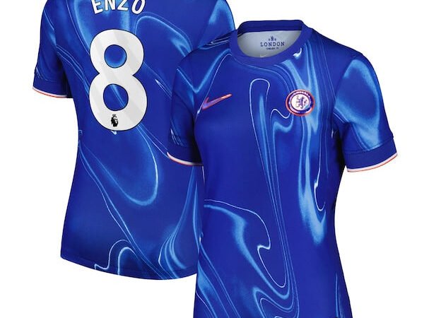 Enzo Fernández Chelsea Nike Women's 2024/25 Home Replica Player Jersey - Blue