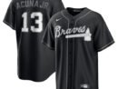 Ronald Acuña Jr. Atlanta Braves Nike Lights Out Replica Player Jersey - Black