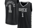 Victor Wembanyama San Antonio Spurs  Fast Break Replica Player Jersey - Statement Edition - Black/White