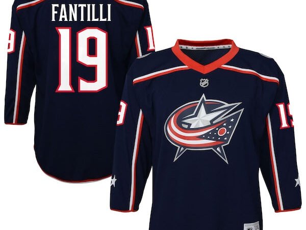Adam Fantilli Columbus Blue Jackets Outerstuff Youth Alternate Replica Player Jersey - Blue