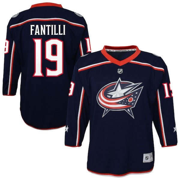 Adam Fantilli Columbus Blue Jackets Outerstuff Youth Alternate Replica Player Jersey - Blue