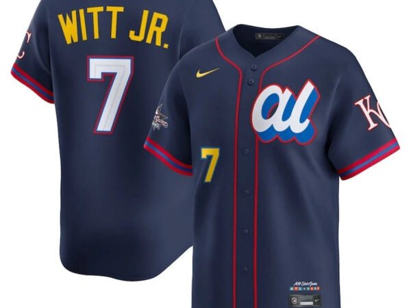 Bobby Witt Jr. American League Nike 2025 MLB All-Star Game Limited Player Jersey - Navy