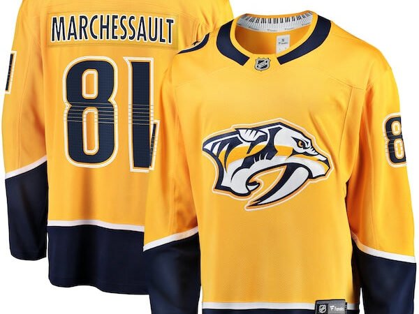 Jonathan Marchessault Nashville Predators   Premier Breakaway Player Jersey - Gold