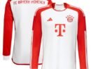 Bayern Munich adidas 2023/24 Home Replica Long Sleeve Jersey - White