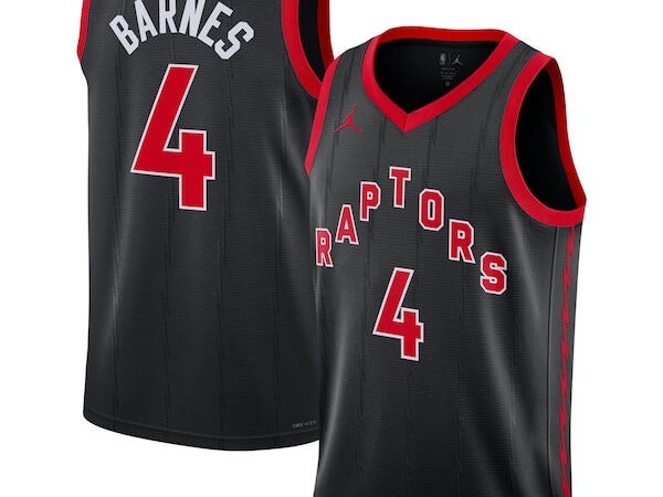Scottie Barnes Toronto Raptors Jordan Brand Unisex Swingman Jersey - Statement Edition - Black