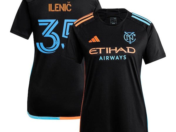 Mitja Ilenič New York City FC adidas Women's 2024 24/7 Kit Replica Player Jersey - Black