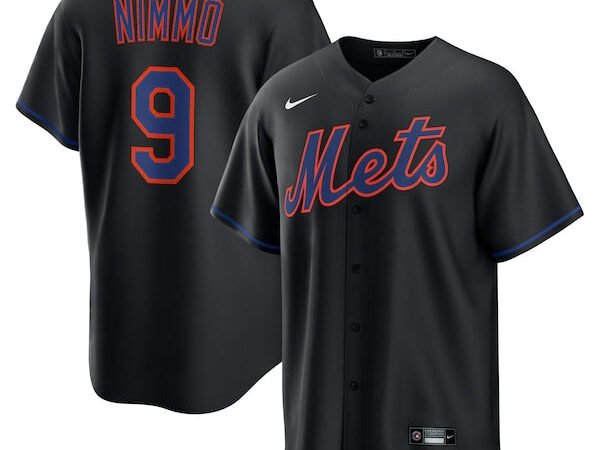 Brandon Nimmo New York Mets Nike Alternate Replica Jersey - Black