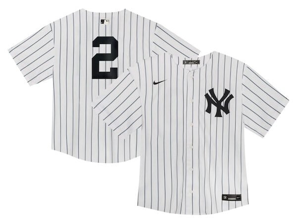 Derek Jeter New York Yankees Nike Toddler  Game Jersey - White