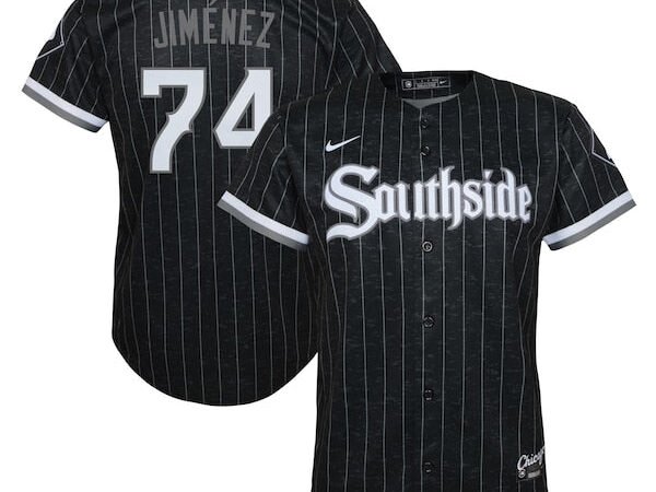 Eloy Jimenez Chicago White Sox Nike Youth City Connect Replica Player Jersey - Black
