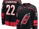 Logan Stankoven Carolina Hurricanes  Home Breakaway Jersey - Black