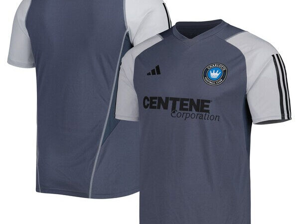Charlotte FC adidas 2023 On-Field Training Jersey - Gray