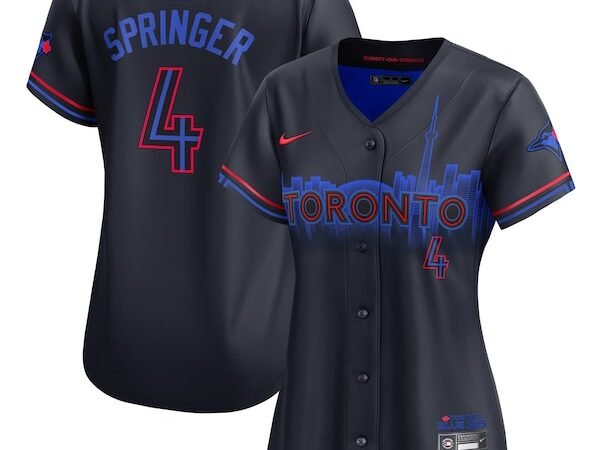 George Springer Toronto Blue Jays Nike Women's 2024 City Connect Limited Player Jersey - Navy